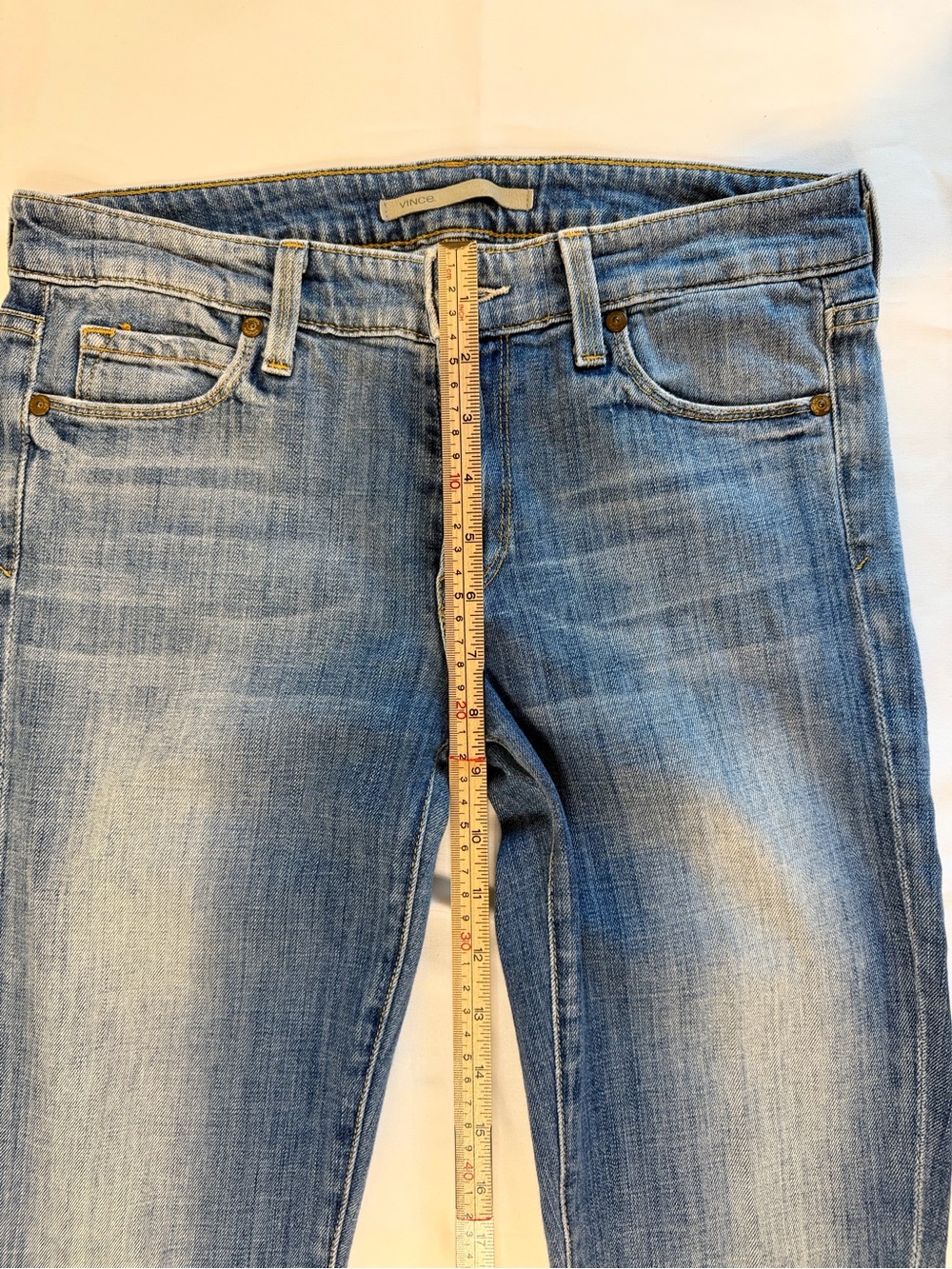 Vince Women's Medium Blue Skinny Jeans size 28 - Picture 7 of 8
